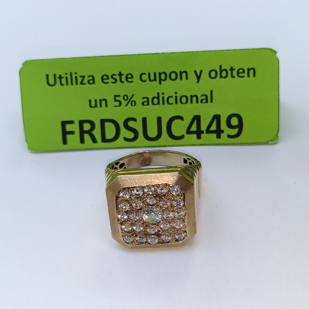 ANILLO ORO 14 K 11.2 GRMS (SEMINUEVO)