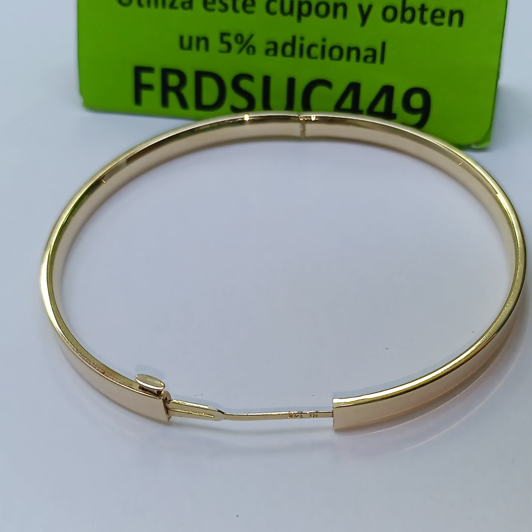 PULSERA RIGIDA ORO 14 K 6,10 GRMS (SEMINUEVO)