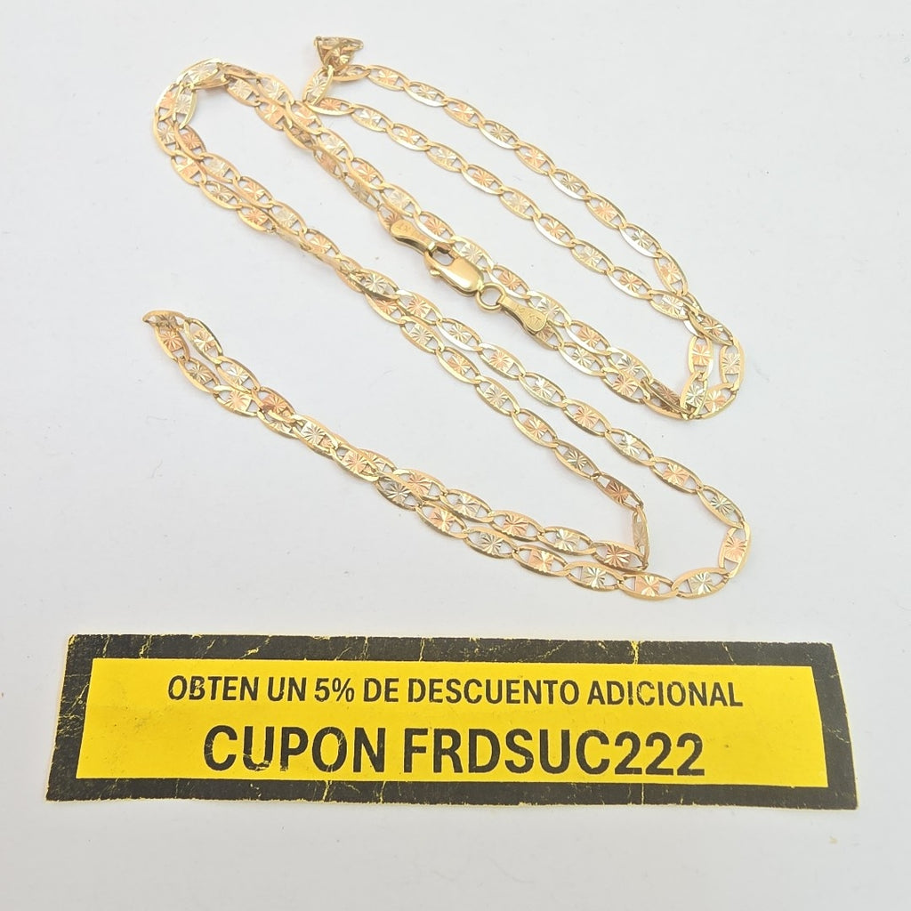 CADENA ORO 14 K 4.6 GRMS (SEMINUEVO)