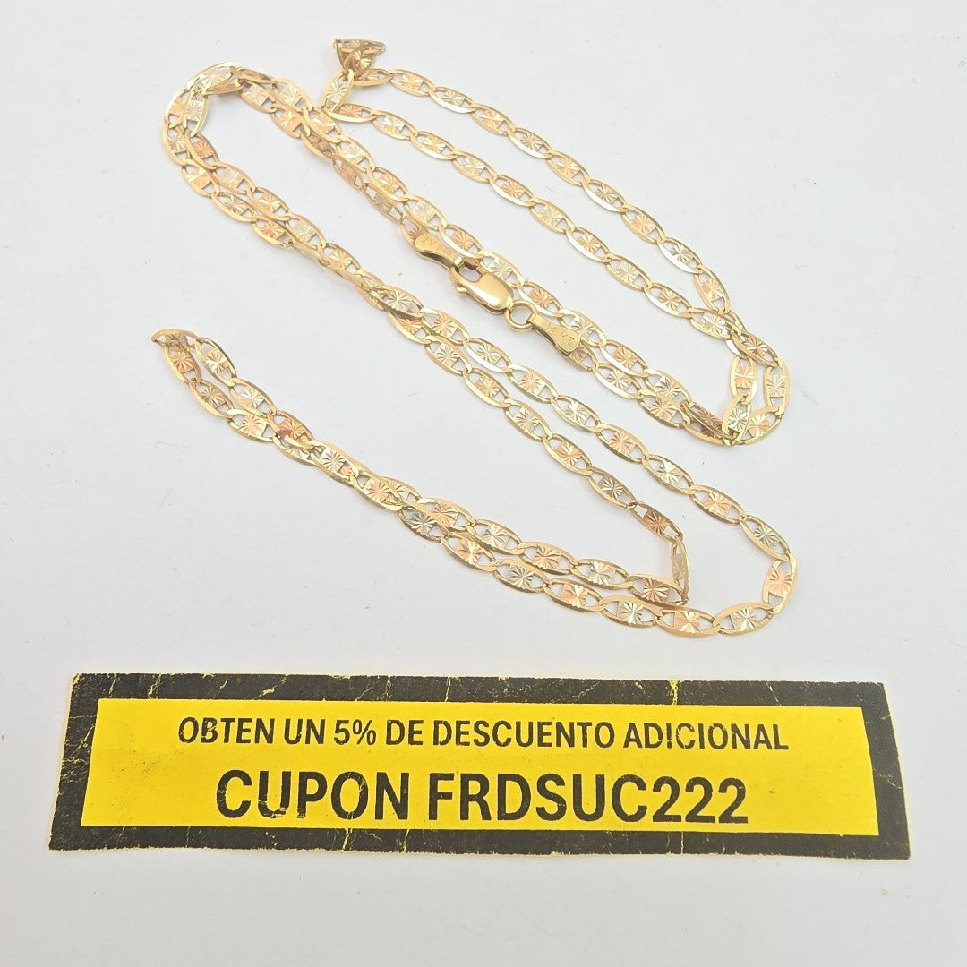 CADENA ORO 14 K 4.6 GRMS (SEMINUEVO)
