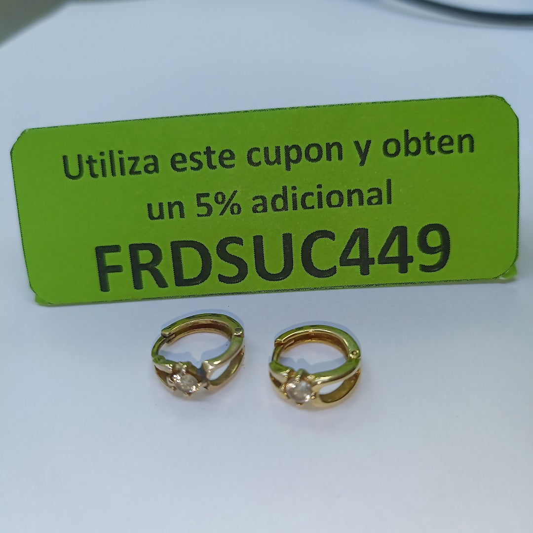 ARRACADAS PAR ORO 10 K 2,30 GRMS (SEMINUEVO)