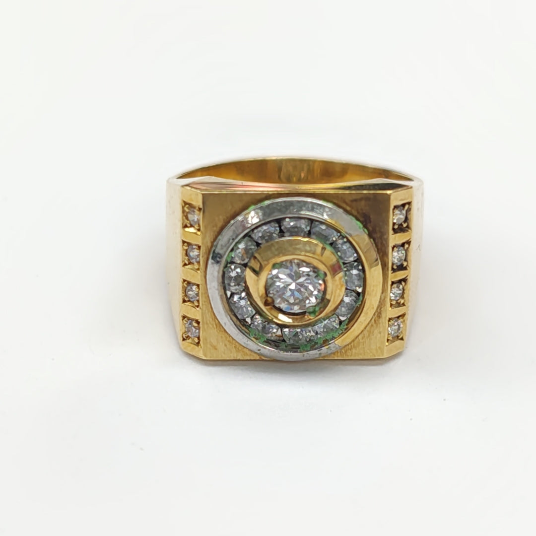 ANILLO ORO 14 K 9,60 GRMS (SEMINUEVO)