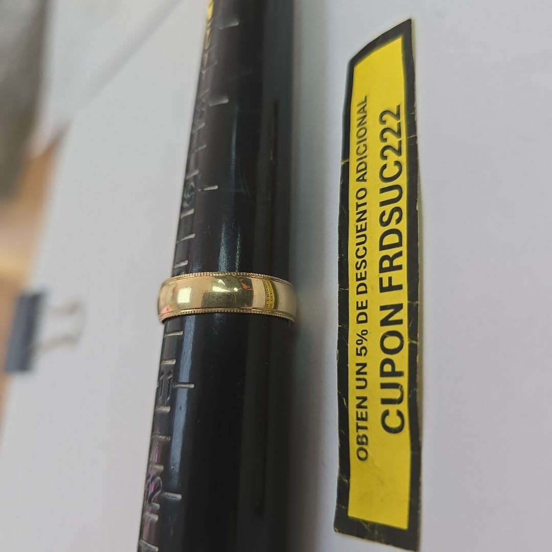 ARGOLLA ORO 10 K 2.2 GRMS (SEMINUEVO)