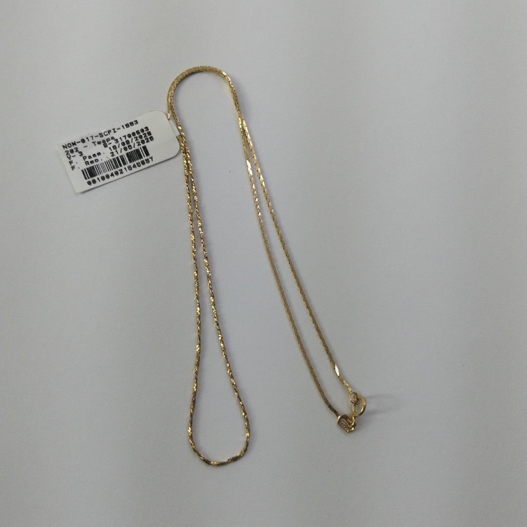 GARGANTILLA ORO 14 K 2,40 GRMS (SEMINUEVO)