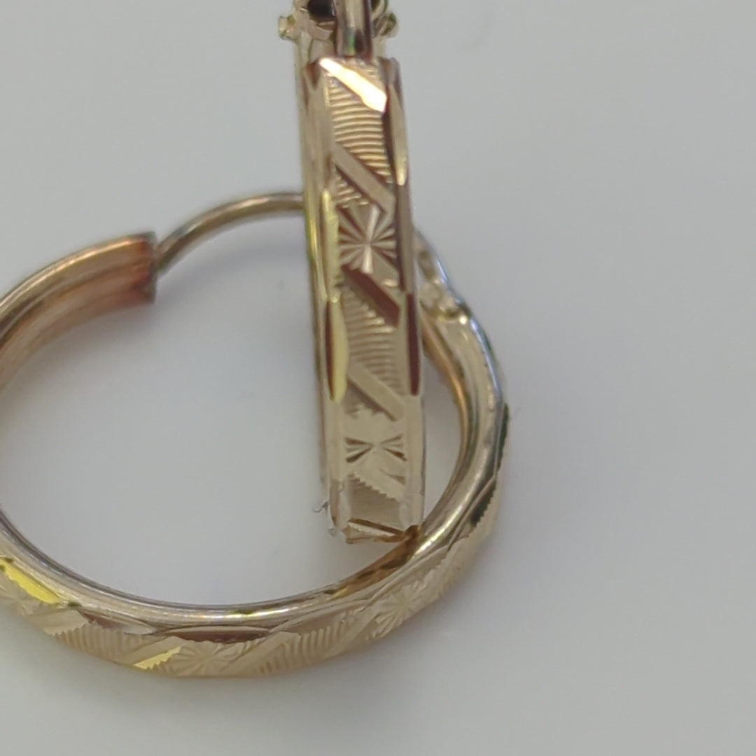 ARRACADAS PAR ORO 10 K 1,10 GRMS (SEMINUEVO)