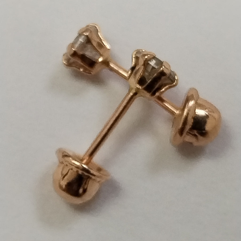 BROQUELES PAR ORO 14 K 0.3 GRMS (SEMINUEVO)