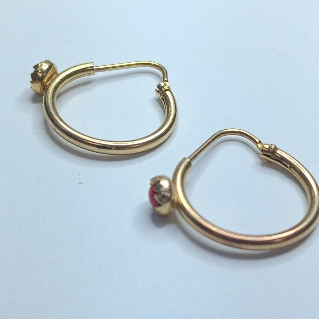 ARRACADAS PAR ORO 10 K 1.4 GRMS (SEMINUEVO)