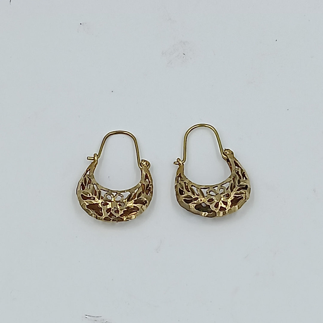 ARETES PAR ORO 8 K 1.9 GRMS (SEMINUEVO)