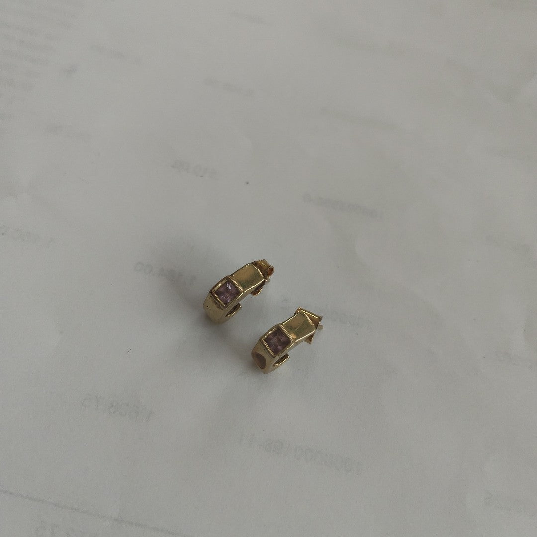 ARETES PAR ORO 14 K 2,30 GRMS (SEMINUEVO)
