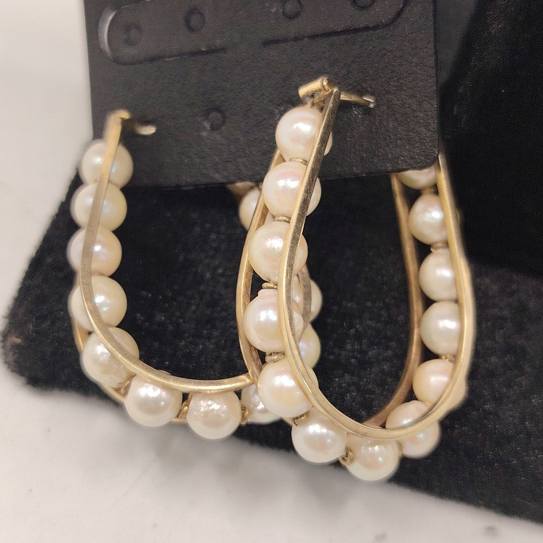 ARETES PAR ORO 10 K 11.2 GRMS (SEMINUEVO)