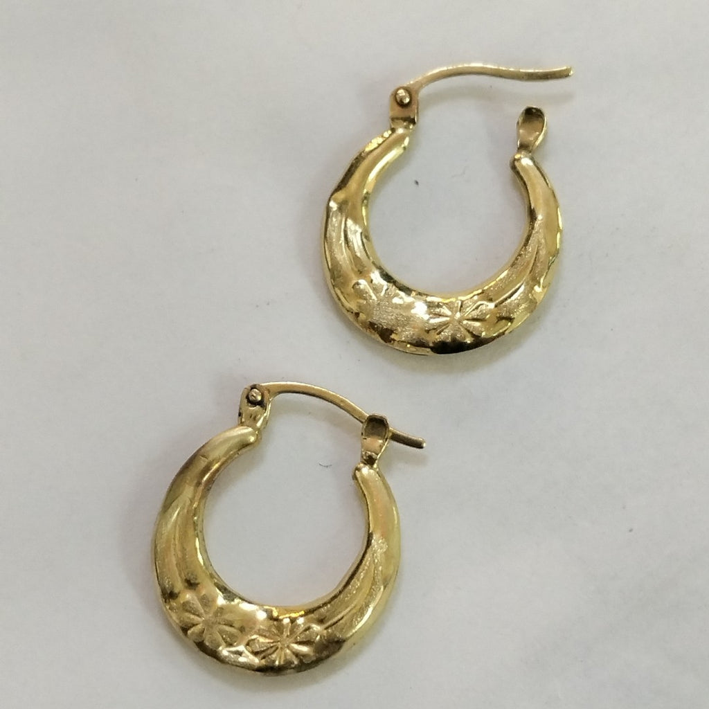 ARRACADAS PAR ORO 10 K 1.4 GRMS (SEMINUEVO)