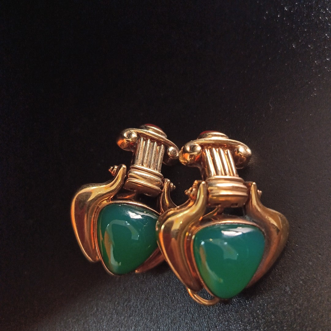 ARETES PAR ORO 14 K 27.2 GRMS (SEMINUEVO)