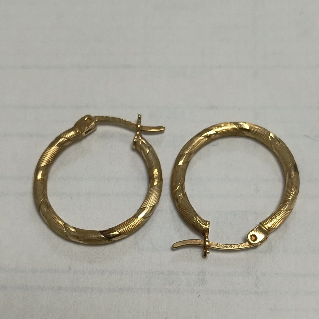 ARRACADAS PAR ORO 14 K 2 GRMS (SEMINUEVO)