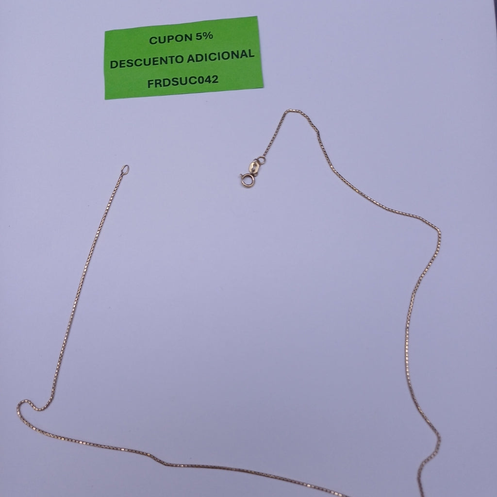 GARGANTILLA ORO 10 K 2.7 GRMS (SEMINUEVO)