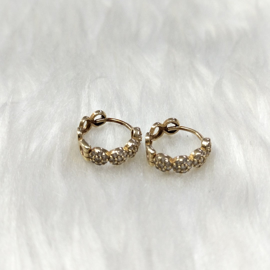 ARETES PAR ORO 14 K 1.8 GRMS (SEMINUEVO)