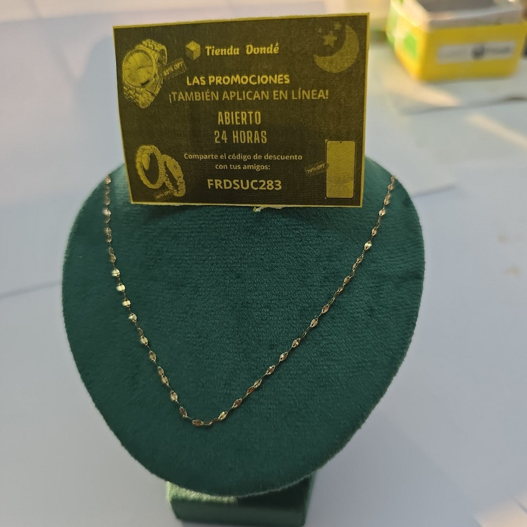 CADENA ORO 10 K 0.8 GRMS (SEMINUEVO)