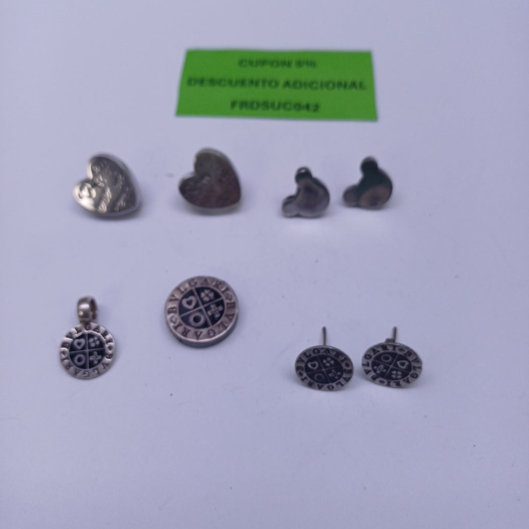 ARETES PAR, DIJE PLATA 16.1 GRMS (SEMINUEVO)