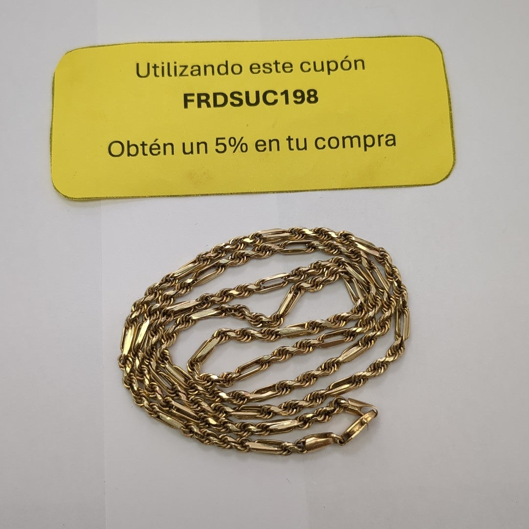 CADENA ORO 10 K 7.3 GRMS (SEMINUEVO)