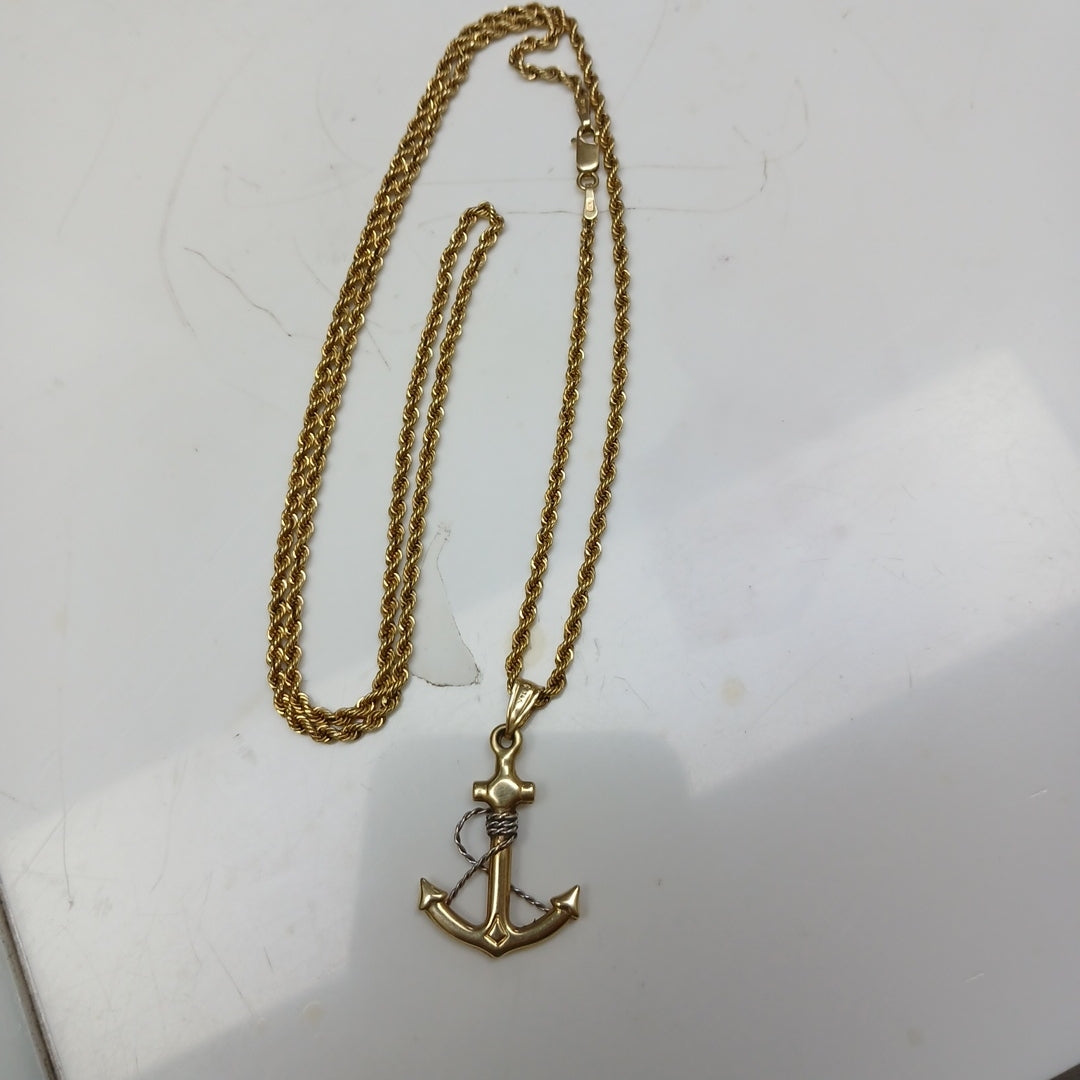 CADENA,DIJE ORO 14 K 4,40 GRMS (SEMINUEVO)