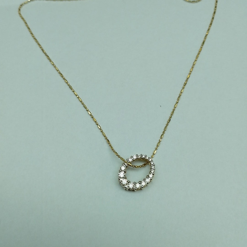 DIJE, GARGANTILLA ORO 14 K 3.8 GRMS (SEMINUEVO)