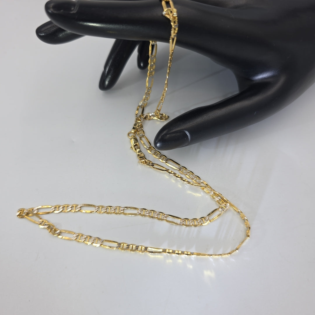 CADENA ORO,RODIADO 14 K 5,50 GRMS (SEMINUEVO)
