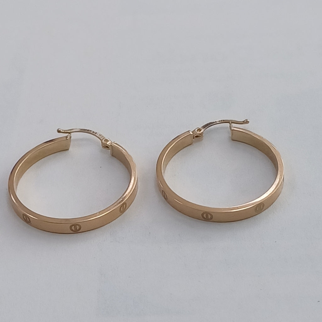 ARRACADAS PAR ORO 10 K 3 GRMS (SEMINUEVO)