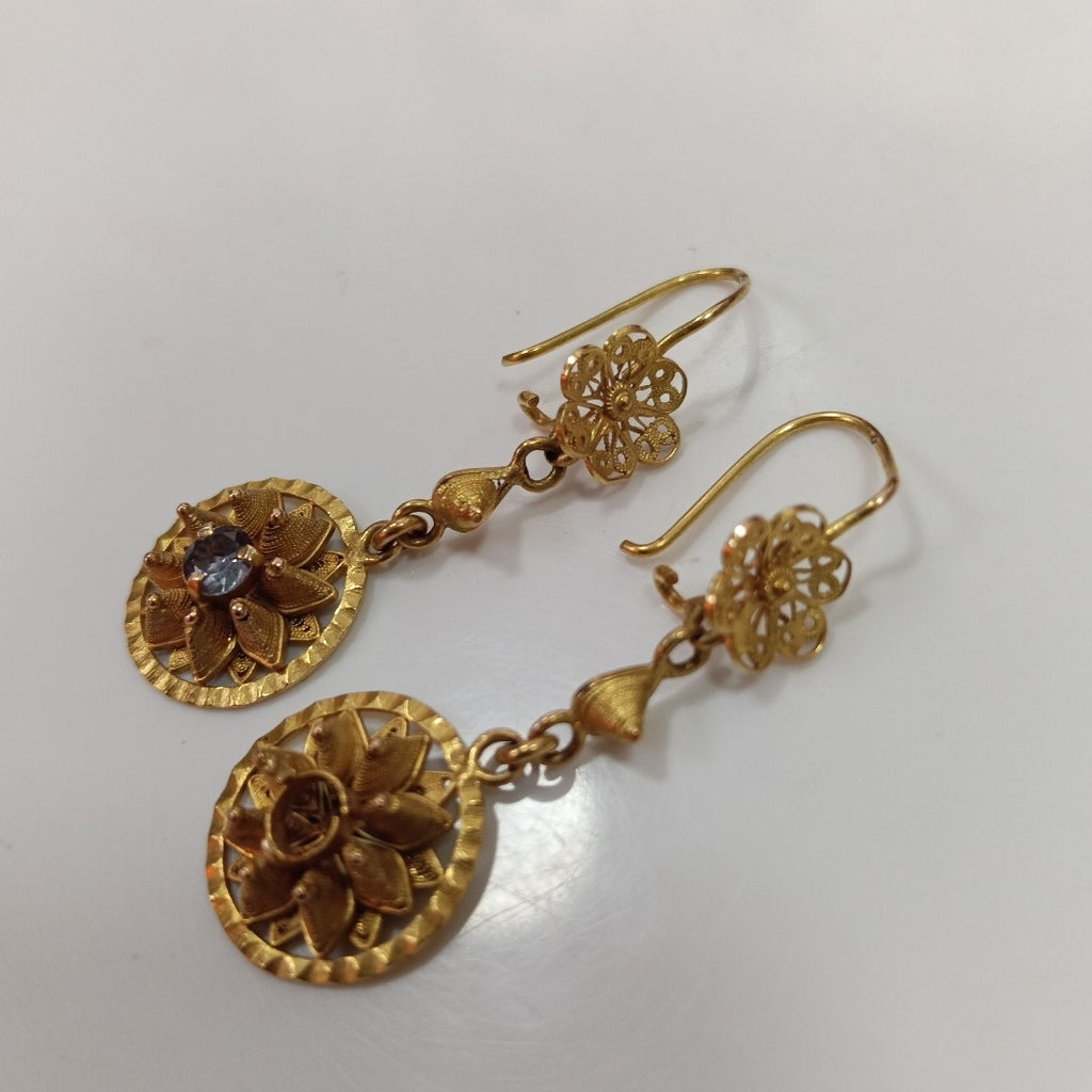 ARETES PAR ORO 8 K 3,50 GRMS (SEMINUEVO)
