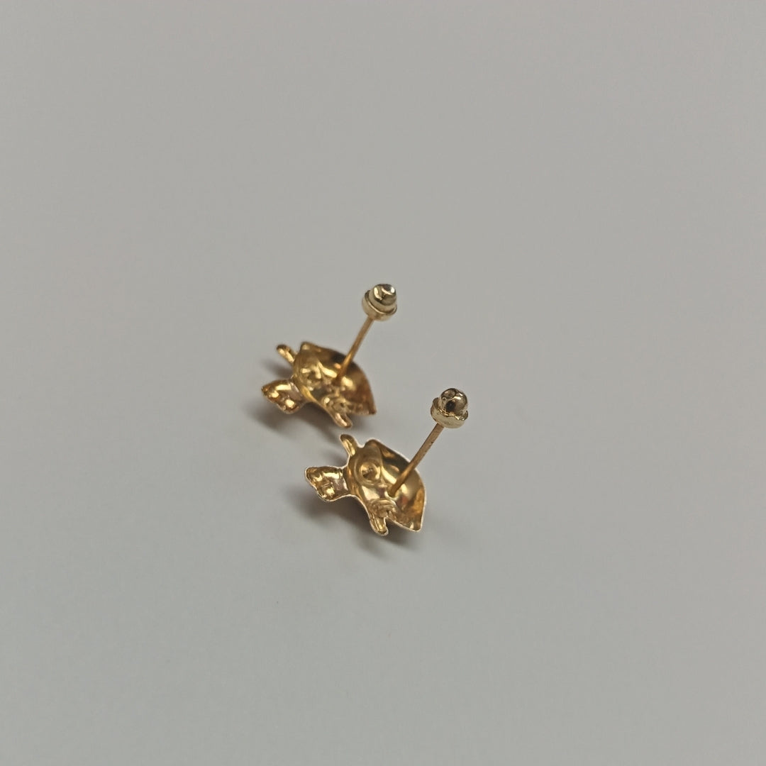 BROQUELES PAR ORO 14 K 0,50 GRMS (SEMINUEVO)