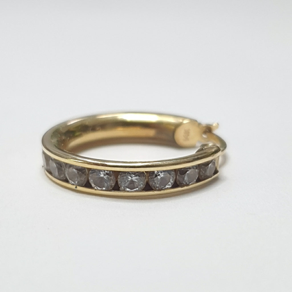 ARRACADAS PAR ORO 14 K 4.4 GRMS (SEMINUEVO)