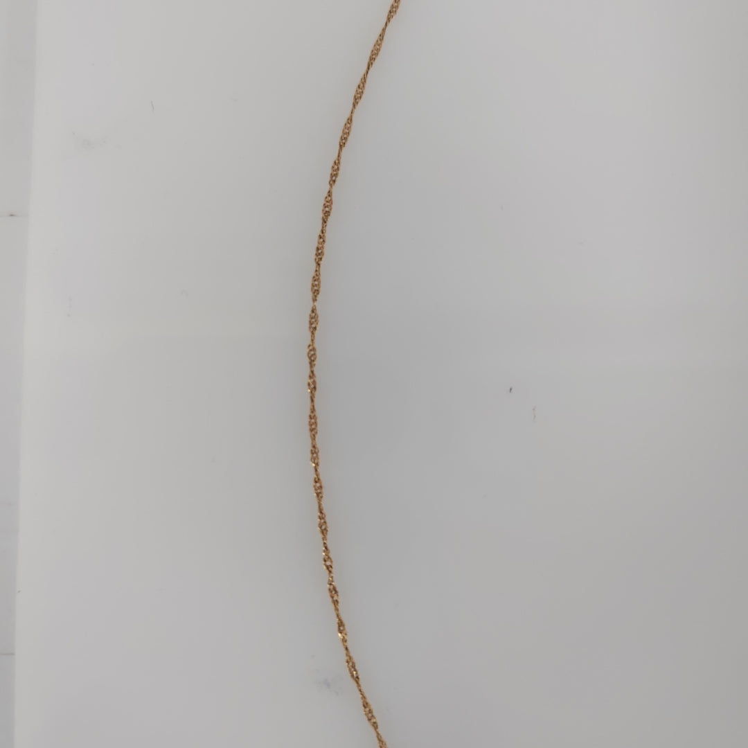 CADENA ORO 14 K 1.1 GRMS (SEMINUEVO)