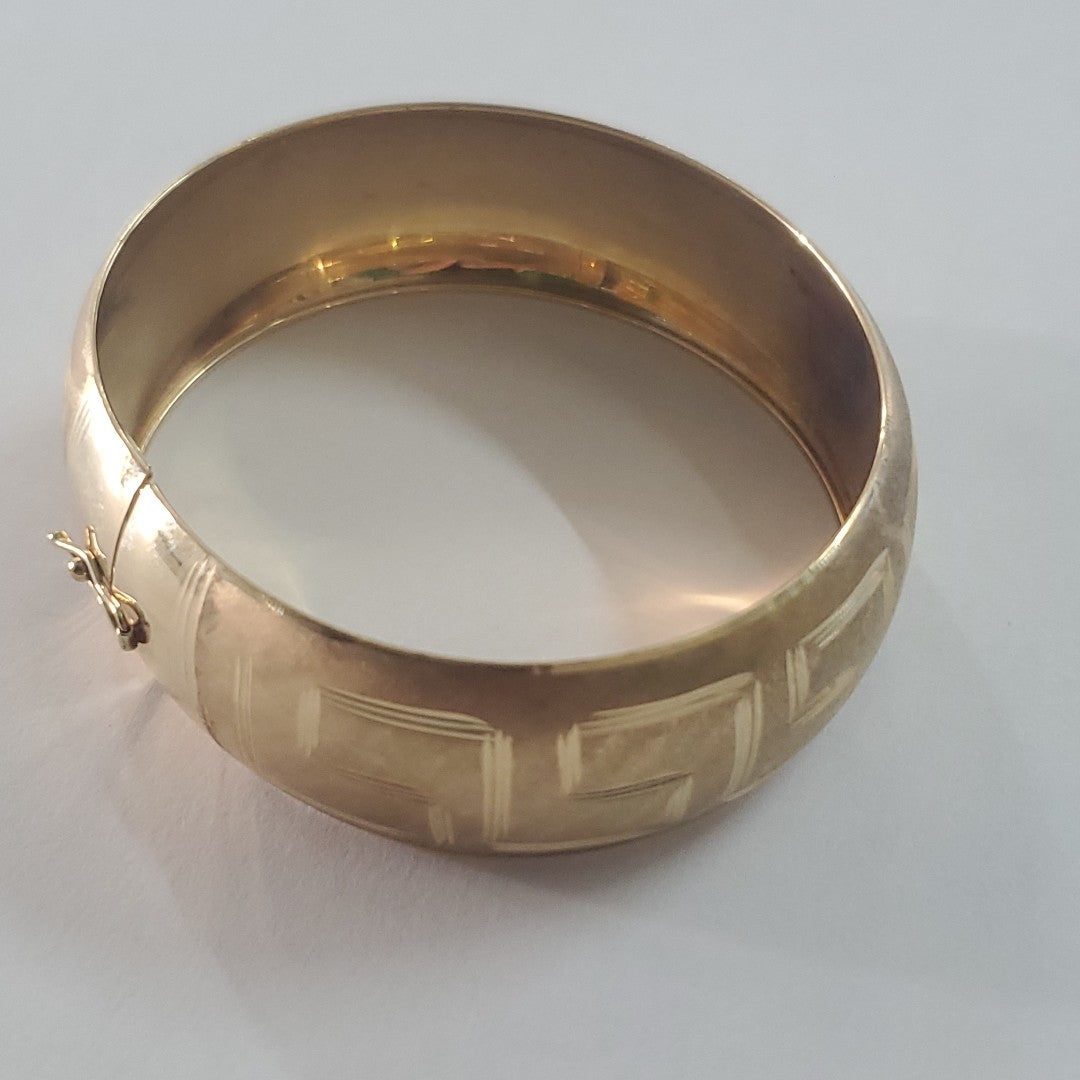 PULSERA RIGIDA ORO 10 K 9.4 GRMS (SEMINUEVO)
