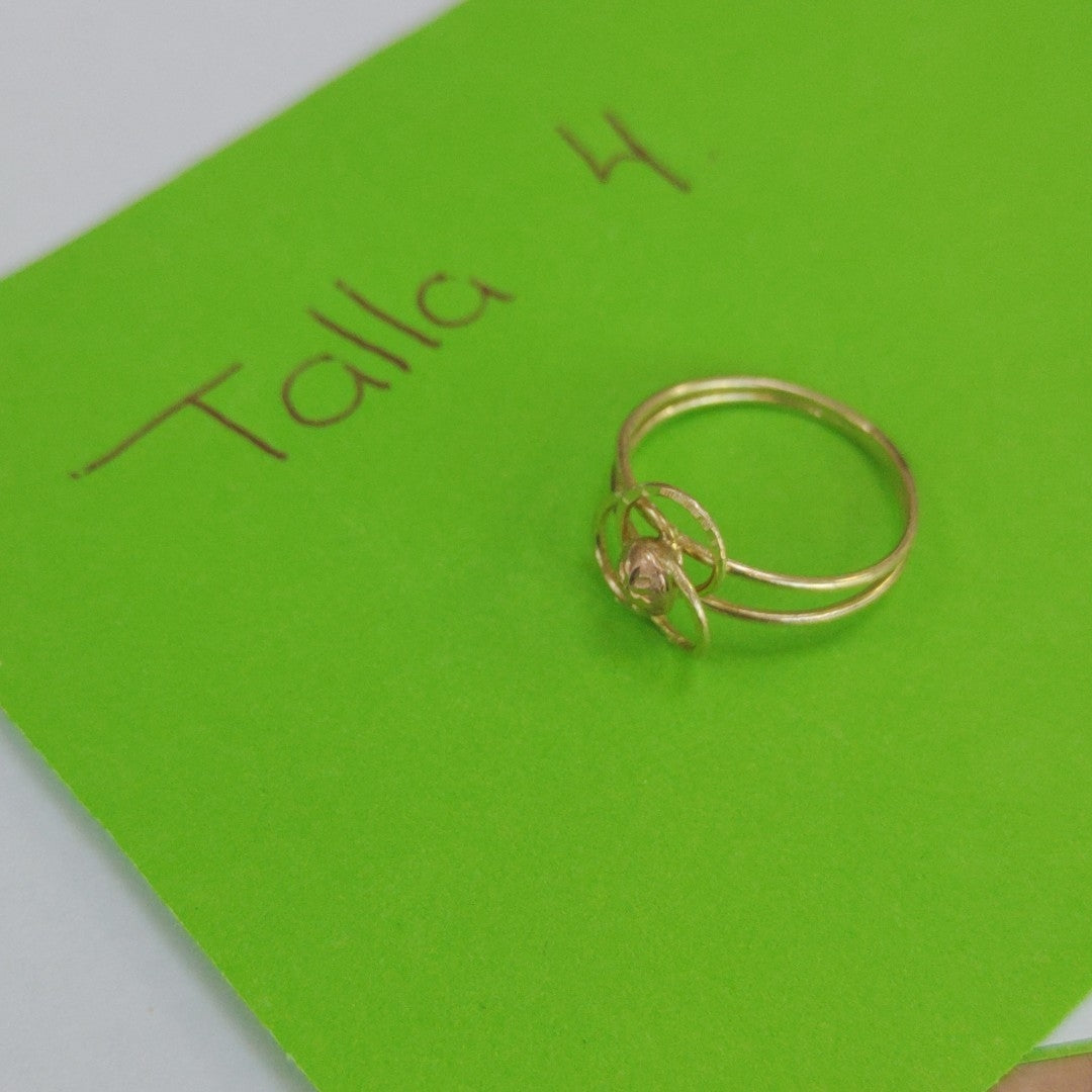 ANILLITO ORO, ORO COMBINADO 14 K 1 GRMS (SEMINUEVO)