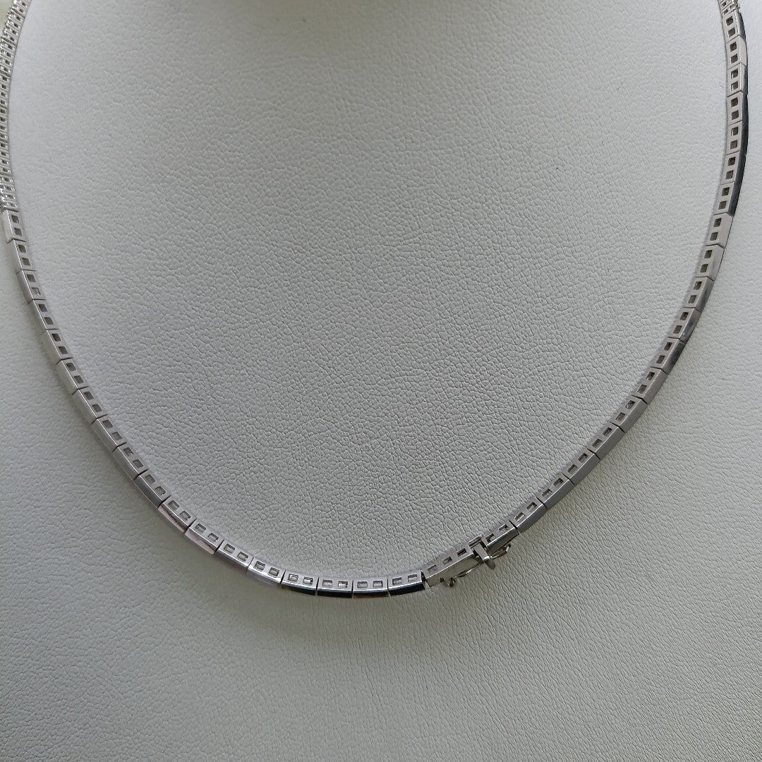 GARGANTILLA ORO BLANCO 14 K 17,30 GRMS (SEMINUEVO)