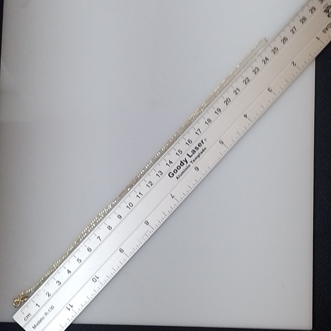 CADENA ORO, RODIADO 14 K 1.8 GRMS (SEMINUEVO)