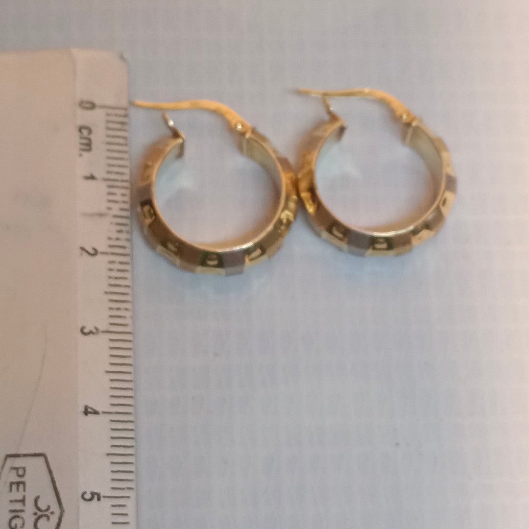 ARRACADAS PAR ORO 14 K 2.2 GRMS (SEMINUEVO)