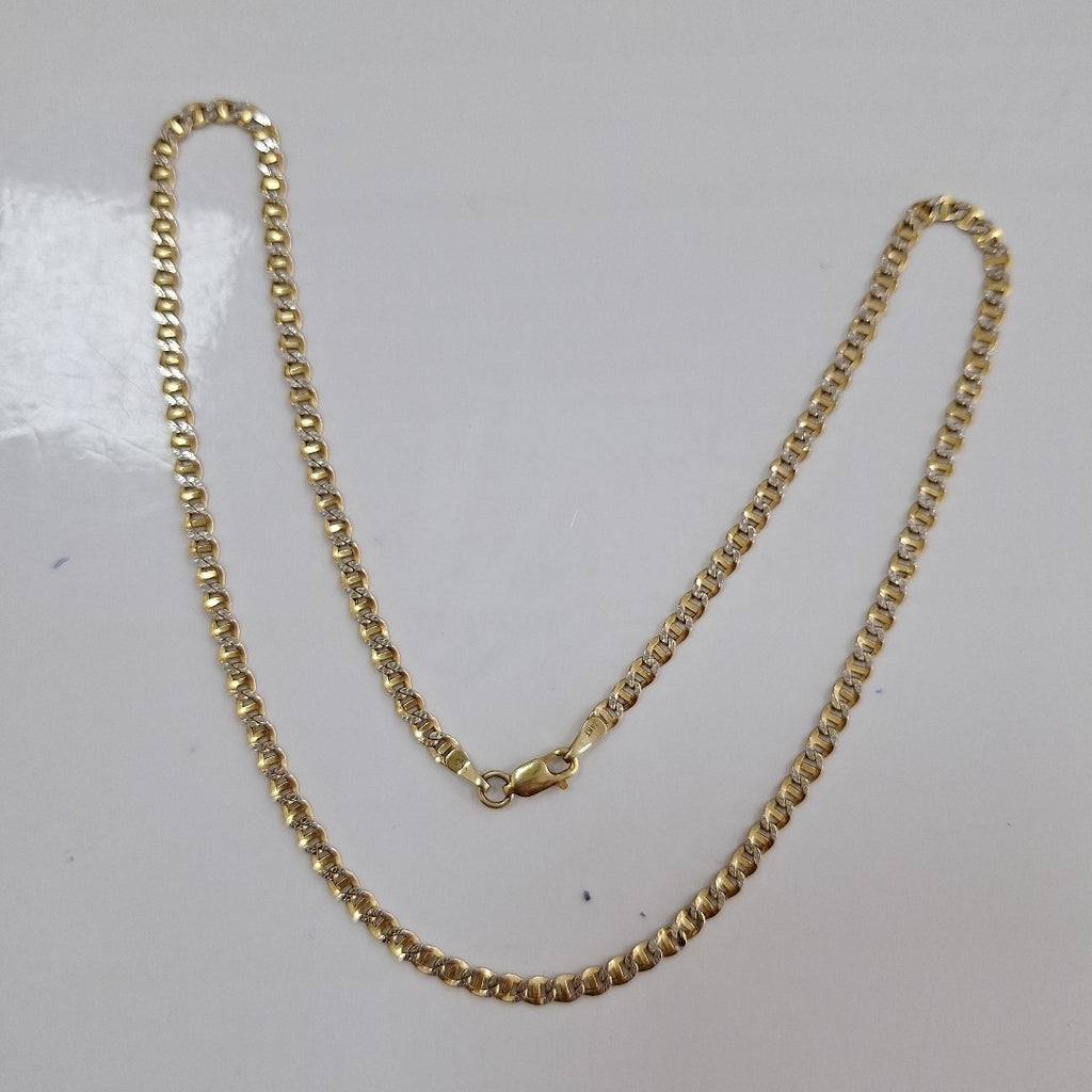 CADENA ORO, ORO BLANCO 14 K 5.1 GRMS (SEMINUEVO)