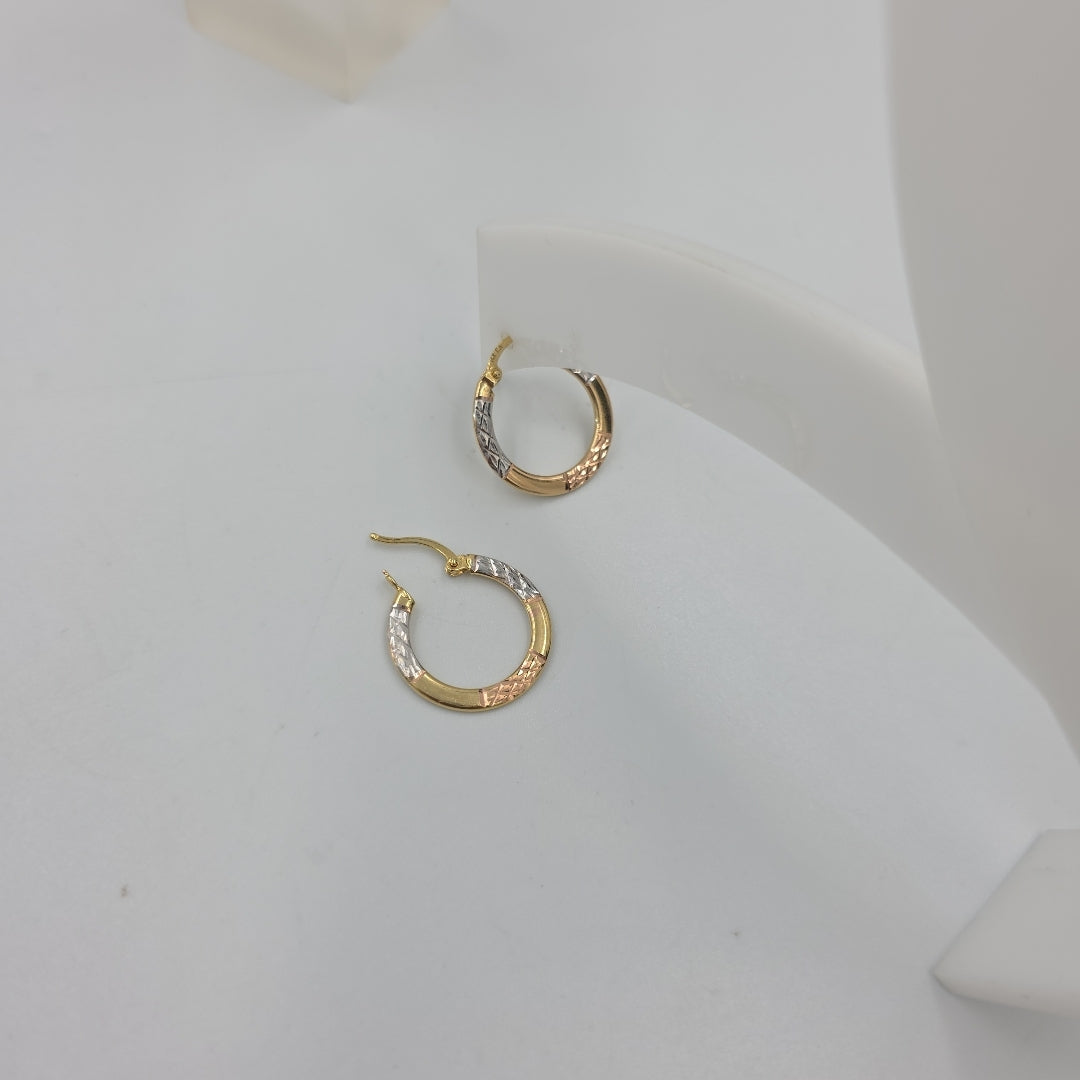 ARRACADAS PAR ORO 10 K 1,50 GRMS (SEMINUEVO)