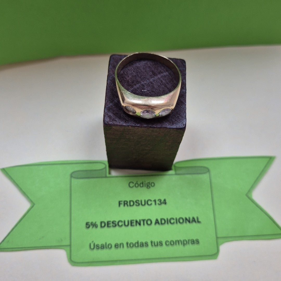 ANILLO ORO 10 K 4.6 GRMS (SEMINUEVO)
