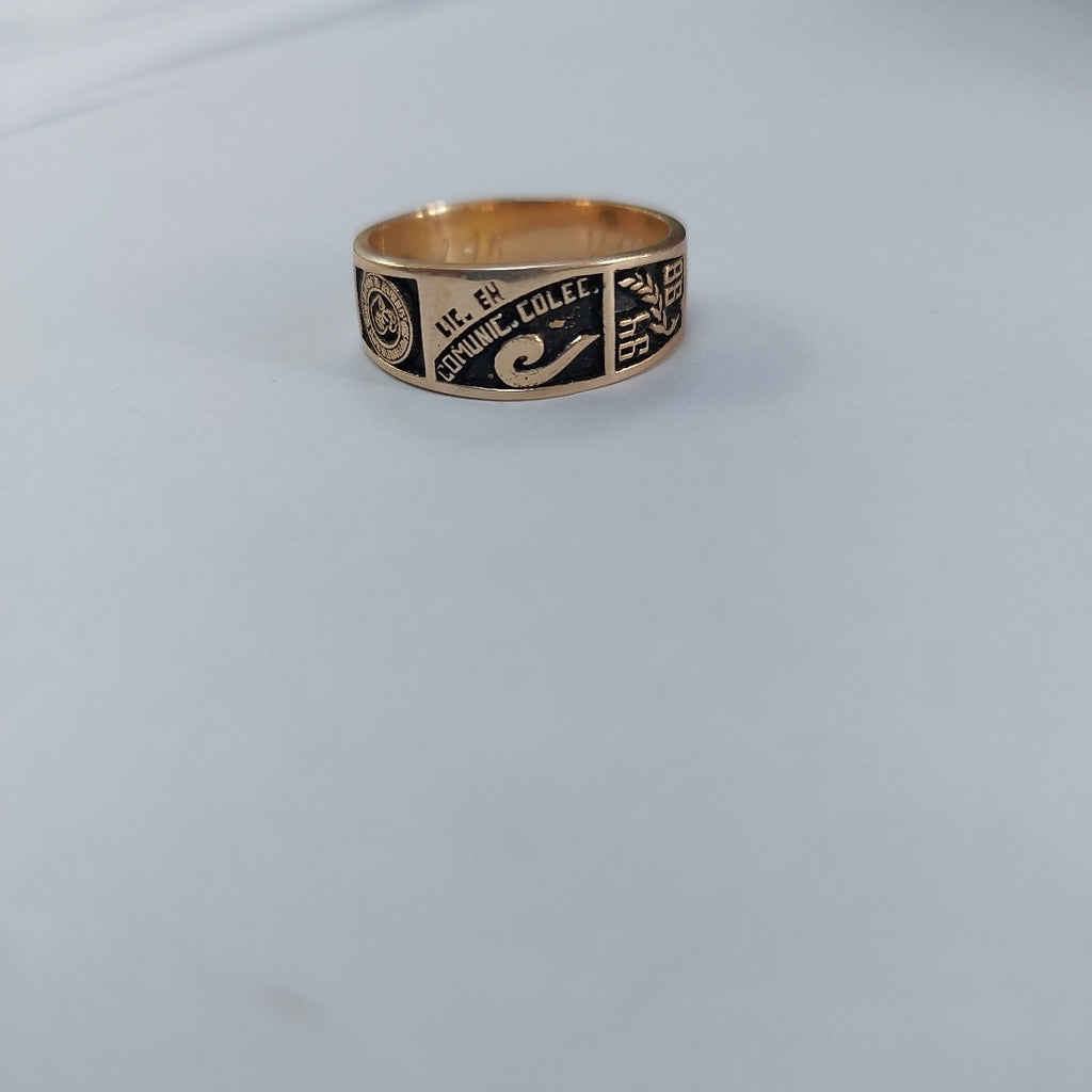 ANILLO DE GRADUACIÓN ORO 8 K 7,50 GRMS (SEMINUEVO)