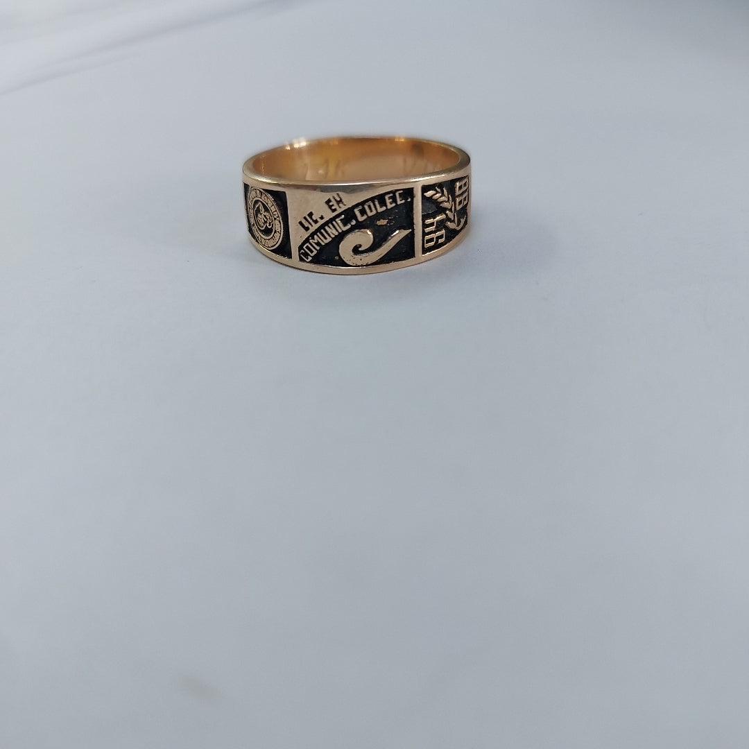 ANILLO DE GRADUACIÓN ORO 8 K 7,50 GRMS (SEMINUEVO)
