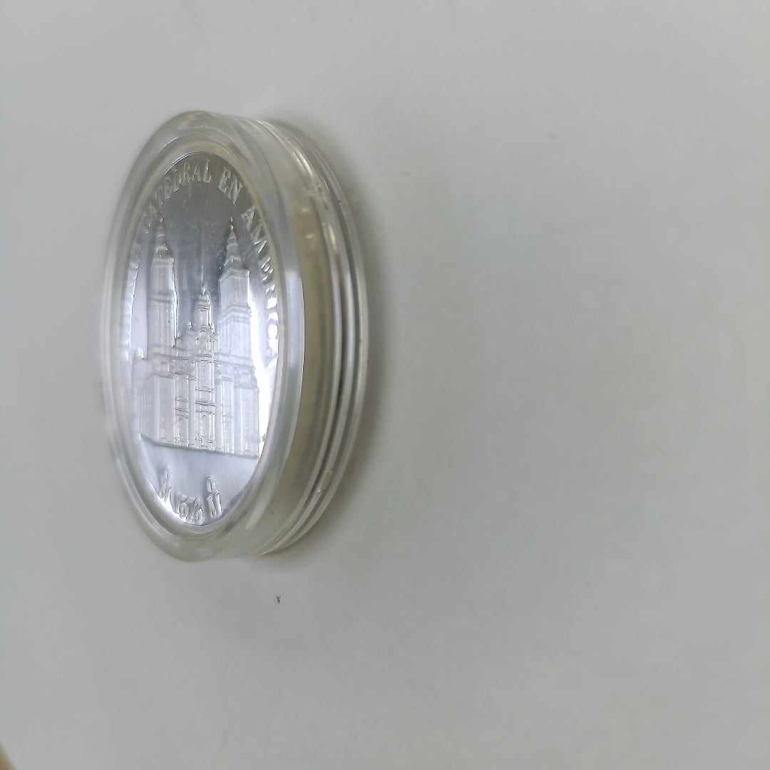 MEDALLA CONMEMORATIVA PLATA 31,10 GRMS (SEMINUEVO)
