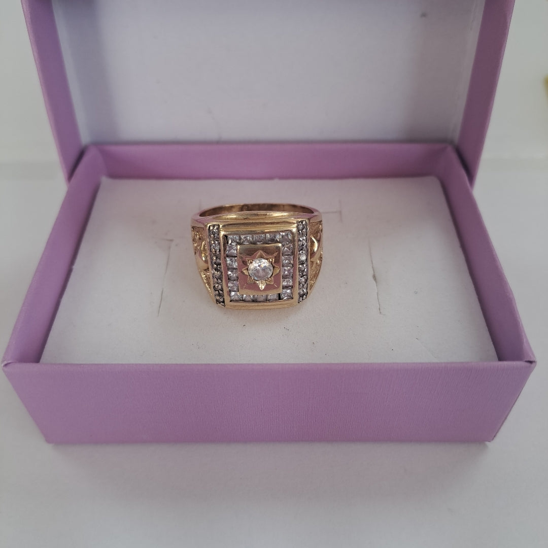 ANILLO ORO 14 K 10.7 GRMS (SEMINUEVO)
