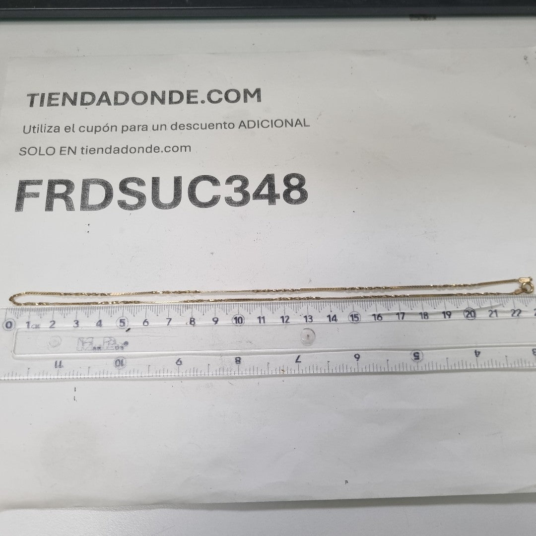 CADENA ORO 10 K 2.2 GRMS (SEMINUEVO)