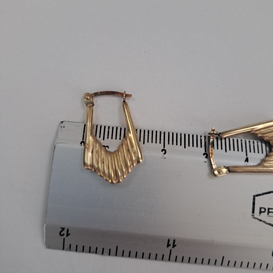 ARRACADAS PAR ORO 10 K 1,20 GRMS (SEMINUEVO)
