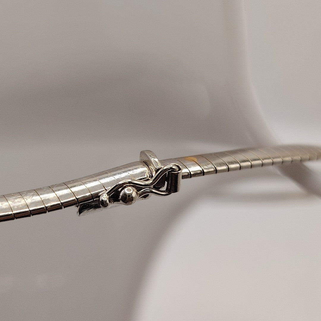 GARGANTILLA ORO, ORO BLANCO 14 K 16.8 GRMS (SEMINUEVO)