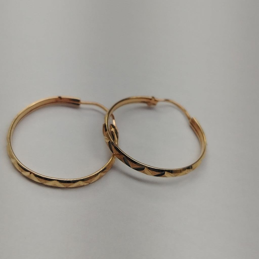 ARRACADAS PAR ORO 14 K 2,60 GRMS (SEMINUEVO)