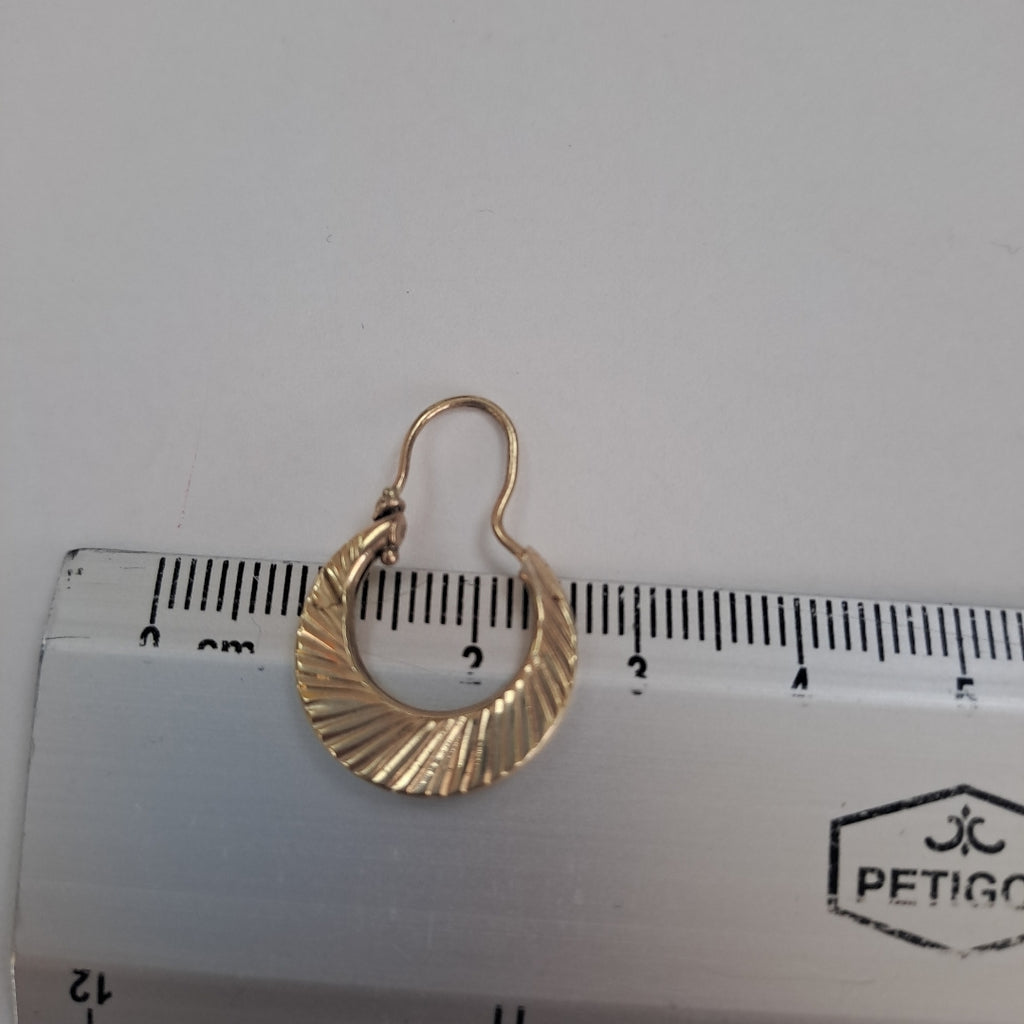 ARRACADAS PAR ORO 14 K 1,40 GRMS (SEMINUEVO)