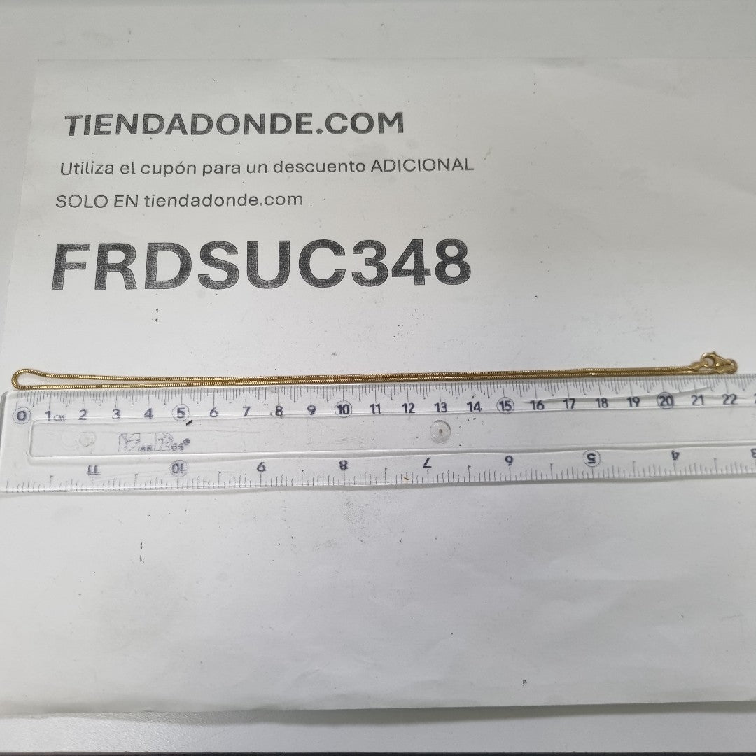 CADENA ORO 14 K 4.4 GRMS (SEMINUEVO)