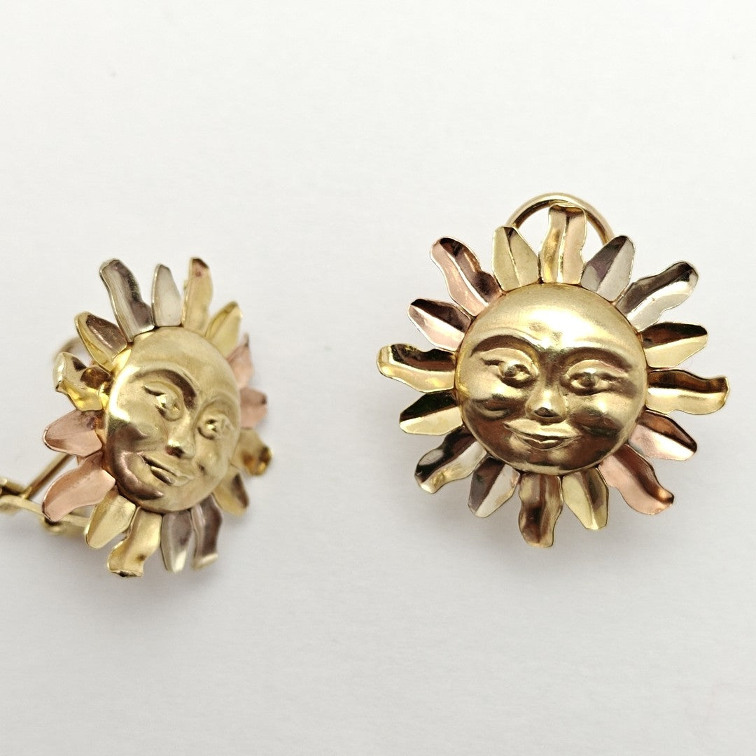 ARETES PAR ORO 14 K 5,30 GRMS (SEMINUEVO)