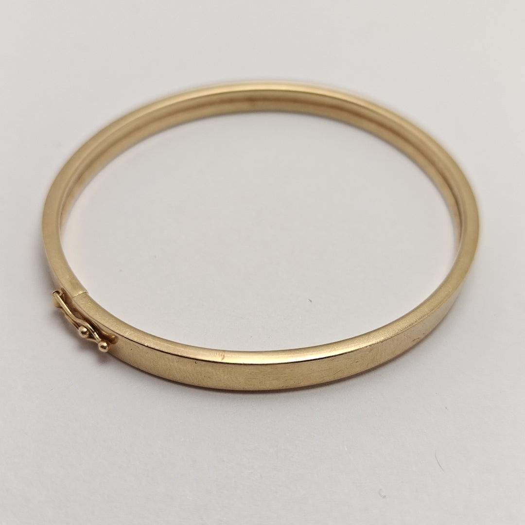 PULSERA RIGIDA ORO 14 K 7,30 GRMS (SEMINUEVO)